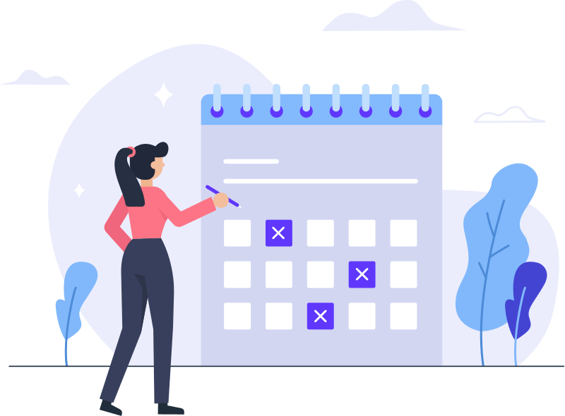 パートナー支援のイラスト