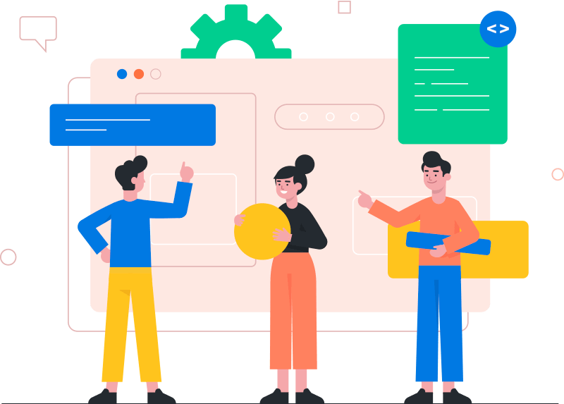 Webサイト制作のイラスト